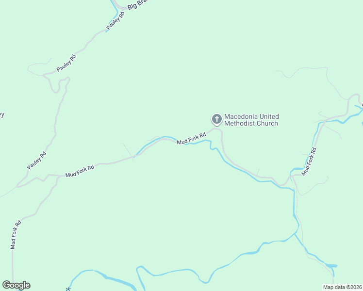 map of restaurants, bars, coffee shops, grocery stores, and more near Mud Fork Road in Falls Mills