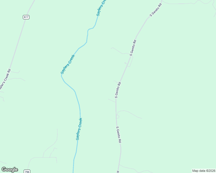 map of restaurants, bars, coffee shops, grocery stores, and more near 2105 South Genito Road in Burkeville