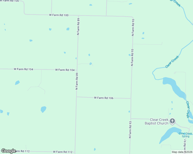 map of restaurants, bars, coffee shops, grocery stores, and more near 8281 West Farm Road 106 in Springfield