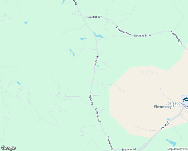 map of restaurants, bars, coffee shops, grocery stores, and more near 35154 Wells Road in Coarsegold