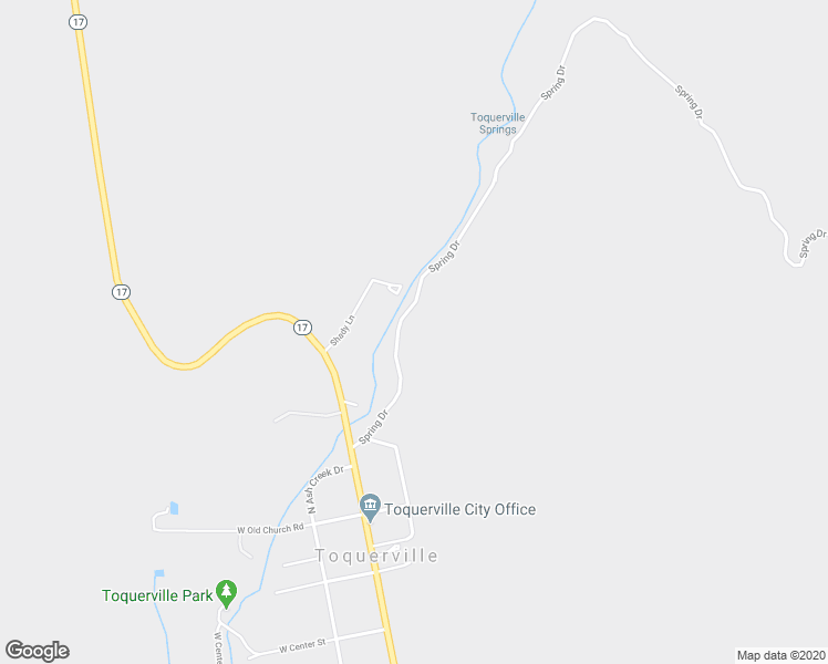 map of restaurants, bars, coffee shops, grocery stores, and more near 540 Spring Drive in Toquerville