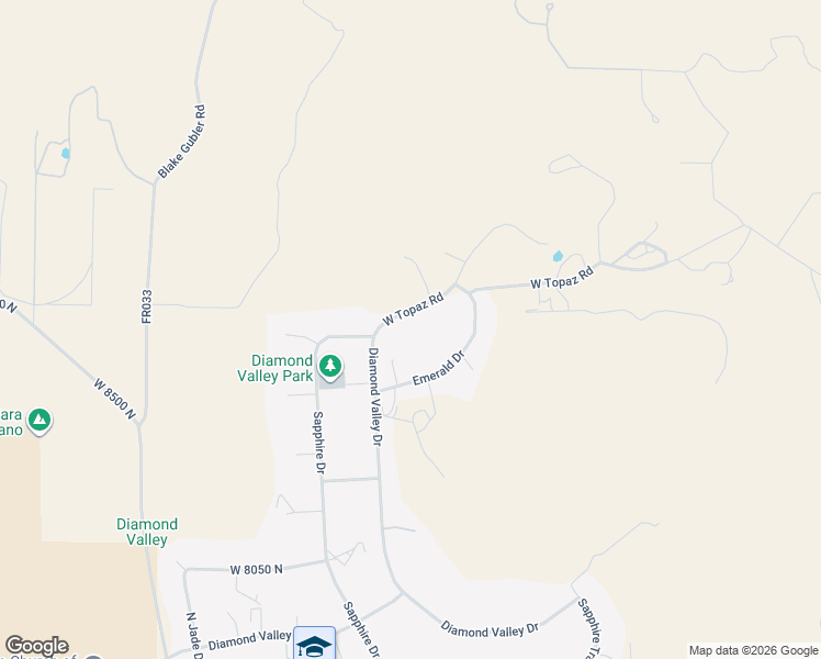 map of restaurants, bars, coffee shops, grocery stores, and more near 1217 West Topaz in St. George