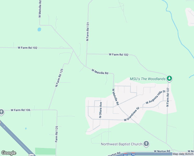 map of restaurants, bars, coffee shops, grocery stores, and more near 3445 N Farm Road 127 in Springfield