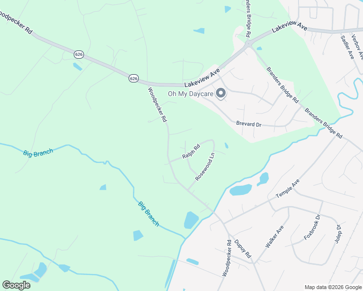 map of restaurants, bars, coffee shops, grocery stores, and more near 4206 Ralph Road in Petersburg