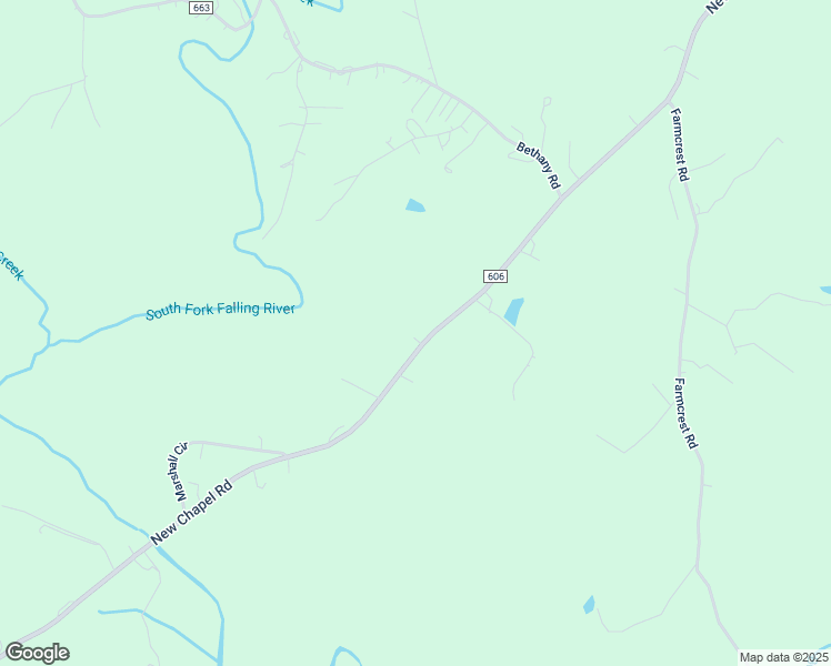 map of restaurants, bars, coffee shops, grocery stores, and more near 3996 New Chapel Road in Rustburg