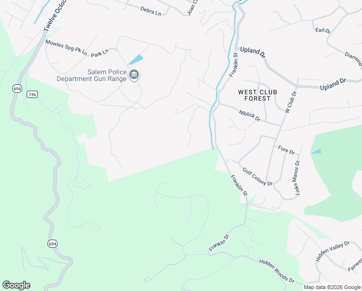 map of restaurants, bars, coffee shops, grocery stores, and more near 3075 Bent Ridge Lane in Salem