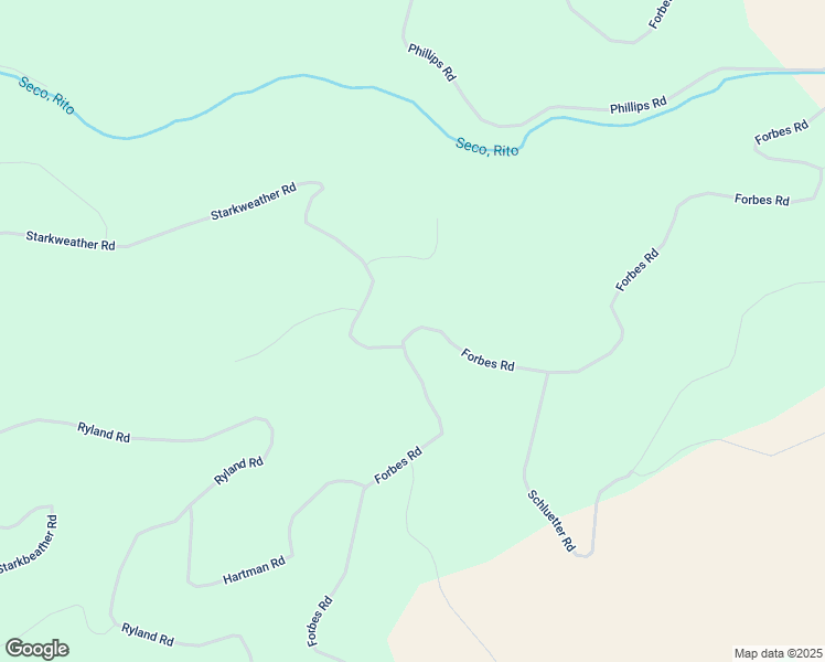 map of restaurants, bars, coffee shops, grocery stores, and more near Forbes Road in Fort Garland