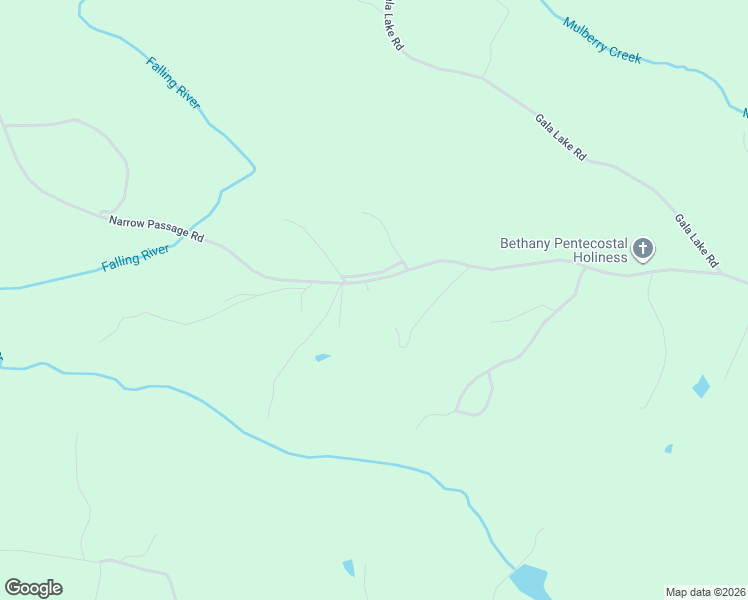 map of restaurants, bars, coffee shops, grocery stores, and more near 1859 Narrow Passage Road in Spout Spring