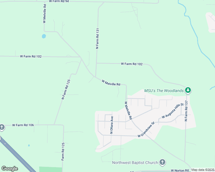 map of restaurants, bars, coffee shops, grocery stores, and more near 3445 North Farm Road 127 in Springfield
