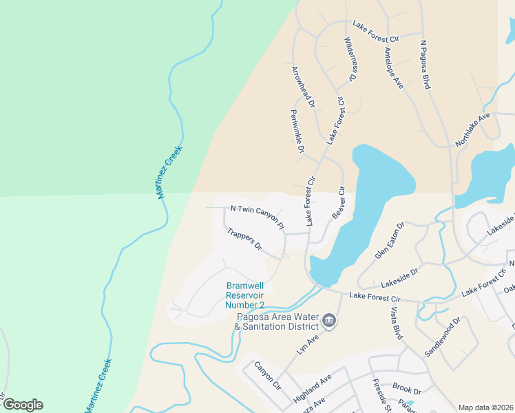 map of restaurants, bars, coffee shops, grocery stores, and more near 217 Martinez Pl in Pagosa Springs