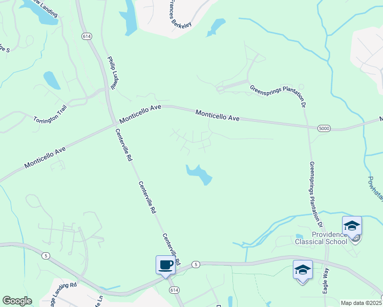 map of restaurants, bars, coffee shops, grocery stores, and more near 2101 Swilkens Bridge in Williamsburg