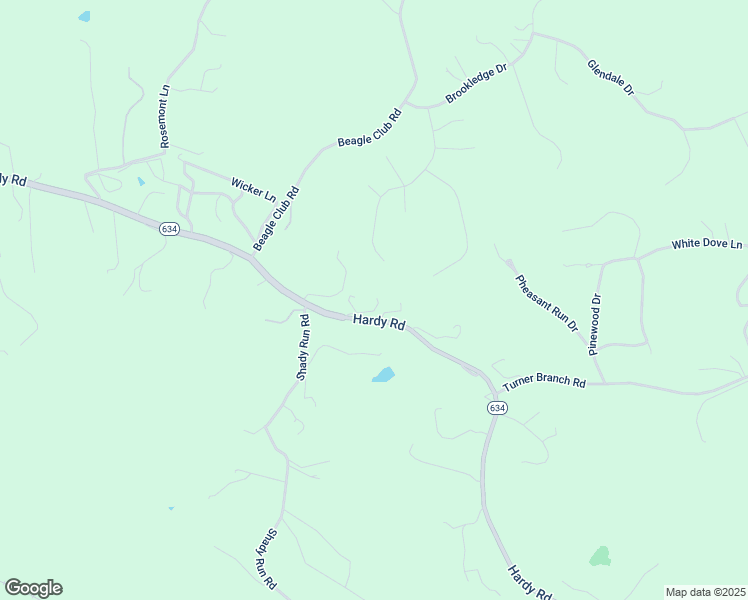 map of restaurants, bars, coffee shops, grocery stores, and more near 10080 Hardy Road in Vinton