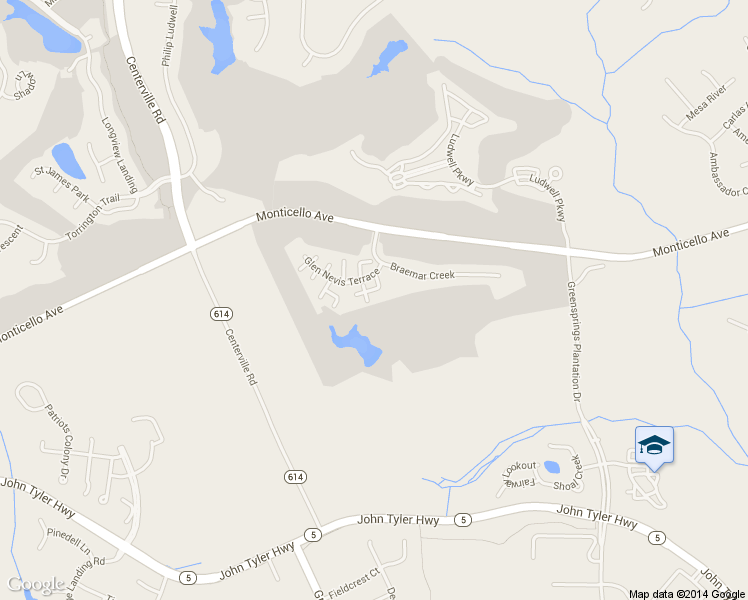 map of restaurants, bars, coffee shops, grocery stores, and more near 1707 Duntrune Glen in Williamsburg