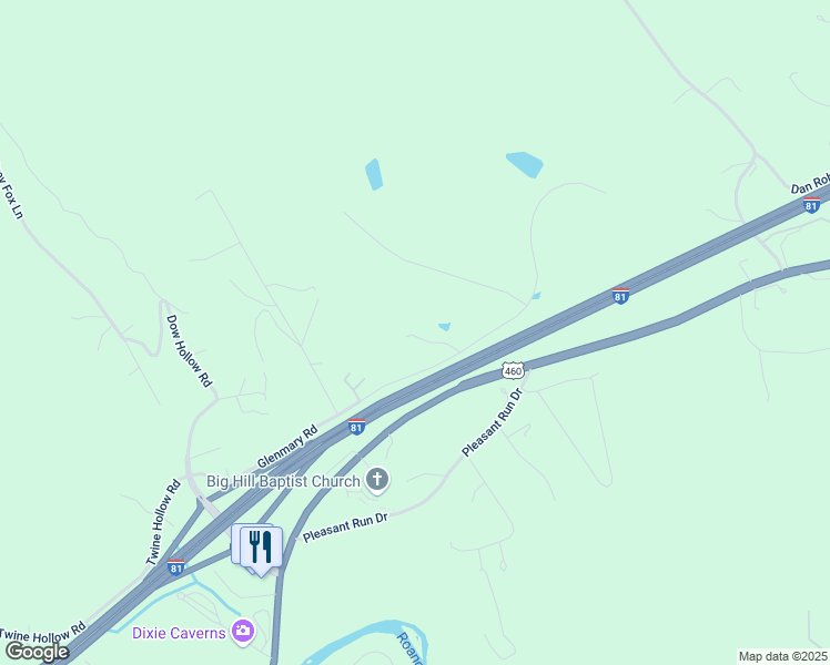 map of restaurants, bars, coffee shops, grocery stores, and more near 5475 Glenmary Drive in Salem