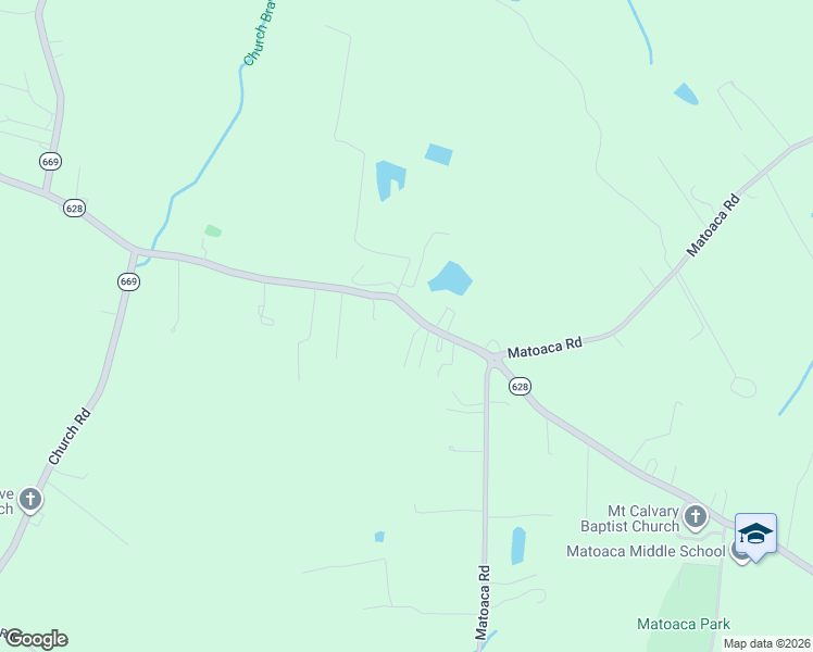 map of restaurants, bars, coffee shops, grocery stores, and more near 6801 Hickory Road in Petersburg