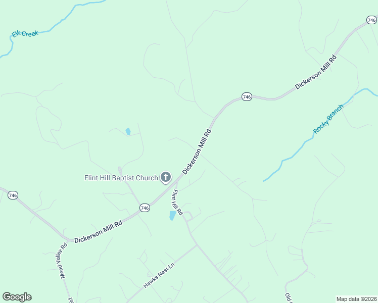 map of restaurants, bars, coffee shops, grocery stores, and more near 8793 Dickerson Mill Road in Moneta