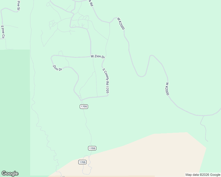 map of restaurants, bars, coffee shops, grocery stores, and more near 747 South Zion Ridge Drive in Orderville