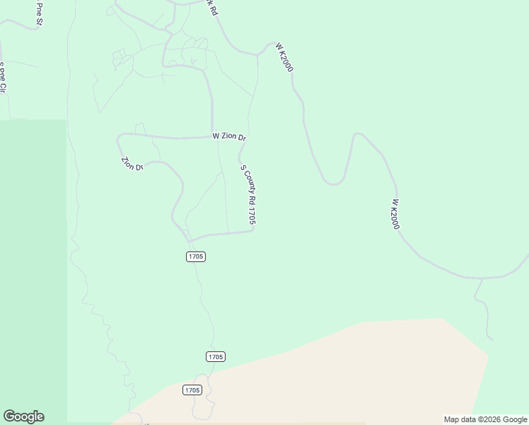 map of restaurants, bars, coffee shops, grocery stores, and more near 725 South Zion Ridge Drive in Orderville