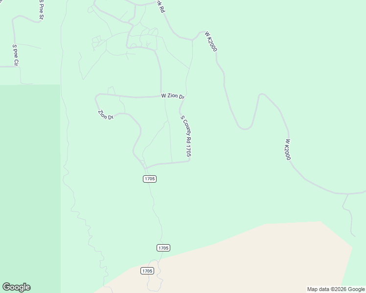 map of restaurants, bars, coffee shops, grocery stores, and more near 747 South Zion Ridge Drive in Orderville