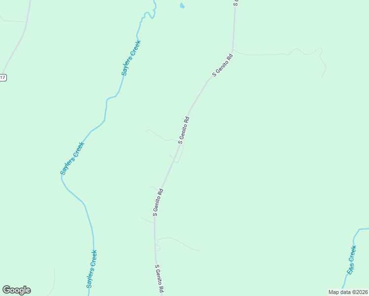 map of restaurants, bars, coffee shops, grocery stores, and more near South Genito Road in Burkeville