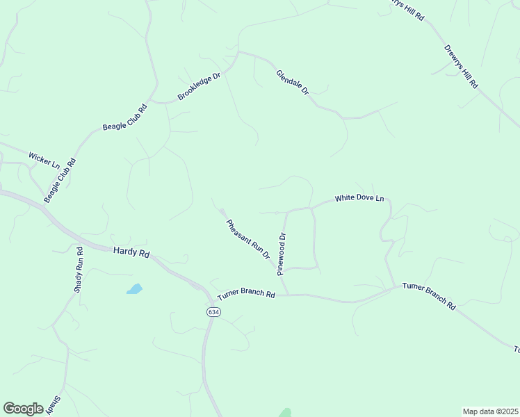 map of restaurants, bars, coffee shops, grocery stores, and more near 104 Tree Swallow Drive in Vinton