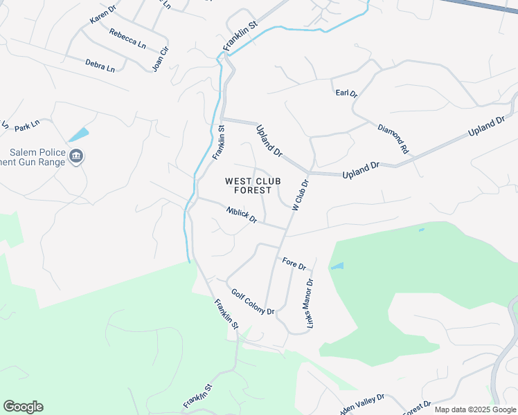 map of restaurants, bars, coffee shops, grocery stores, and more near 2831 Titleist Drive in Salem