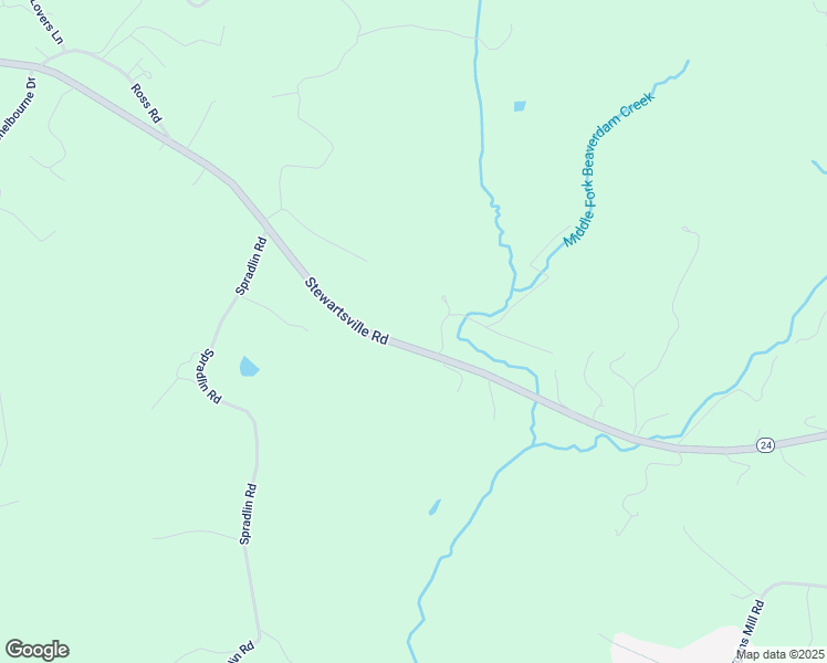 map of restaurants, bars, coffee shops, grocery stores, and more near 12425 Stewartsville Road in Vinton