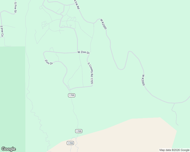 map of restaurants, bars, coffee shops, grocery stores, and more near 725 South Zion Ridge Drive in Orderville