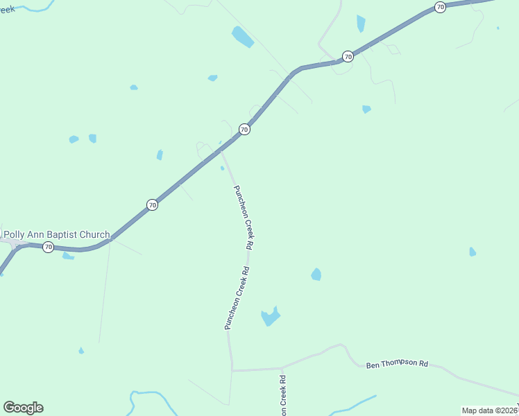 map of restaurants, bars, coffee shops, grocery stores, and more near 5950 Puncheon Creek Road in Eubank