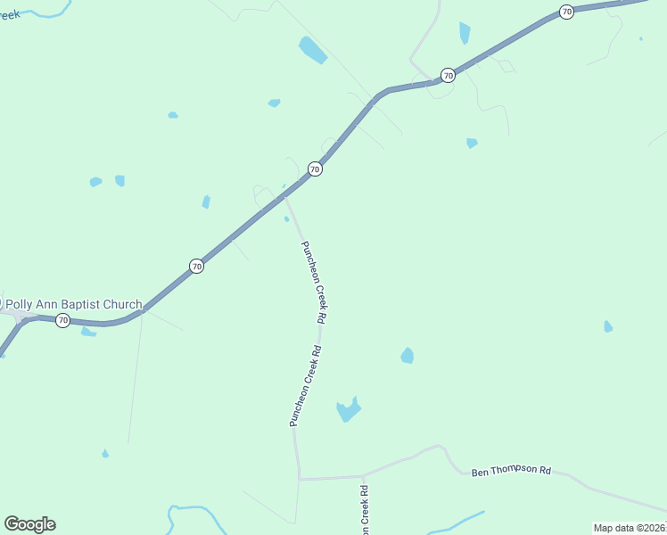 map of restaurants, bars, coffee shops, grocery stores, and more near 5950 Puncheon Creek Road in Eubank