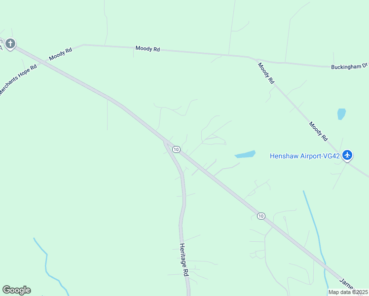 map of restaurants, bars, coffee shops, grocery stores, and more near 12500 James River Drive in Hopewell