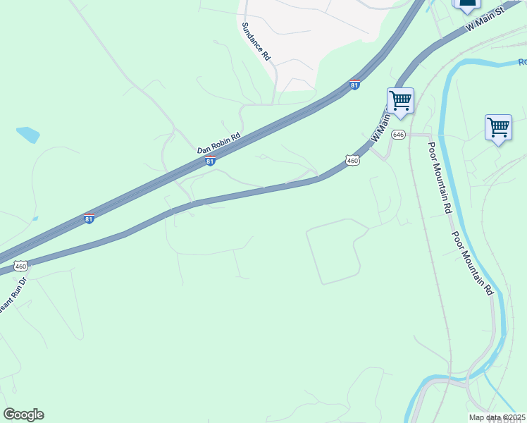 map of restaurants, bars, coffee shops, grocery stores, and more near 4800 West Main Street in Salem