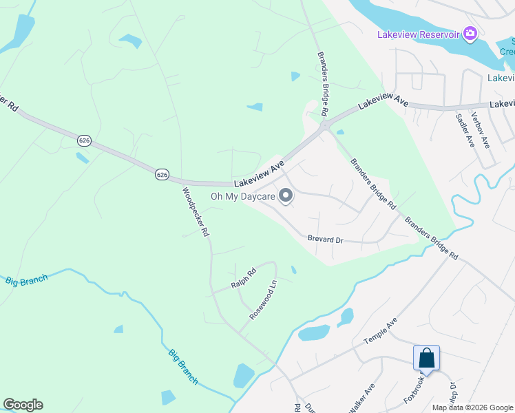 map of restaurants, bars, coffee shops, grocery stores, and more near 19249 Brevard Drive in Chesterfield County