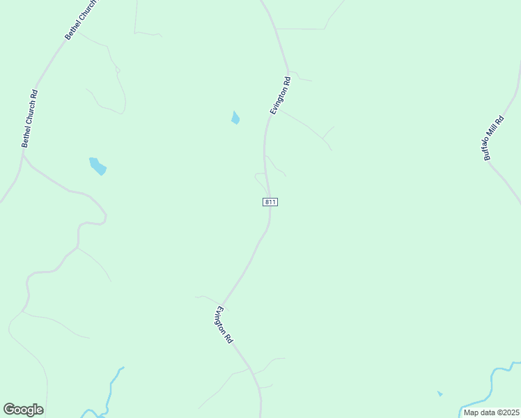 map of restaurants, bars, coffee shops, grocery stores, and more near 2714 Evington Road in Evington