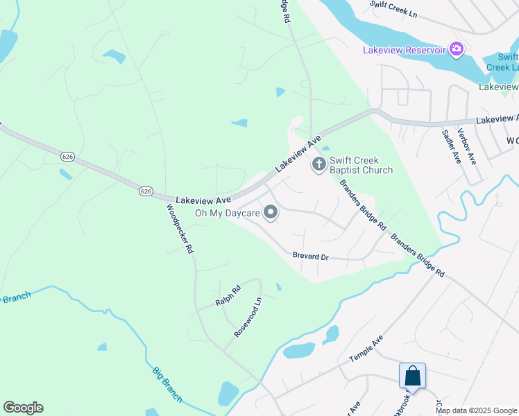 map of restaurants, bars, coffee shops, grocery stores, and more near 18508 Twisted Oak Court in Colonial Heights