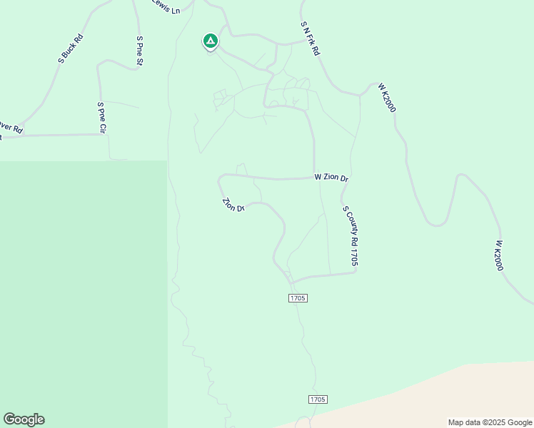map of restaurants, bars, coffee shops, grocery stores, and more near 662 Zion Drive in Orderville