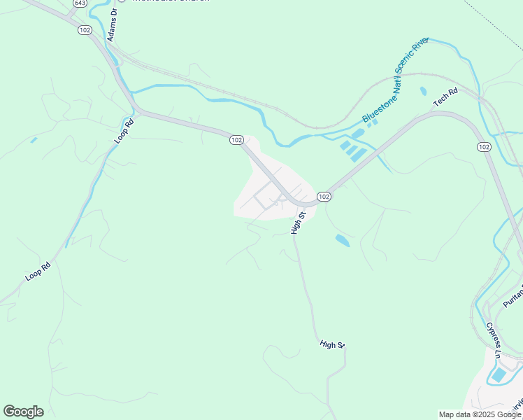 map of restaurants, bars, coffee shops, grocery stores, and more near 171 Bunny Drive in Bluefield