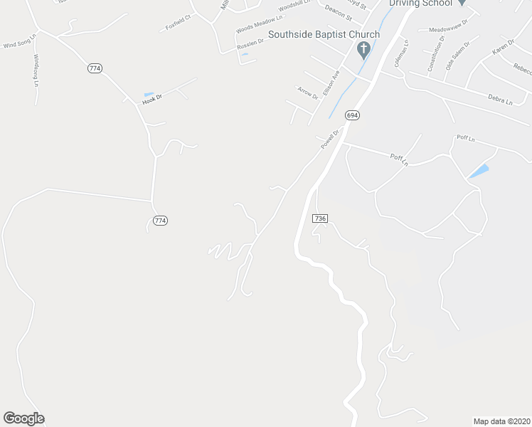 map of restaurants, bars, coffee shops, grocery stores, and more near 3065 Powell Drive in Salem