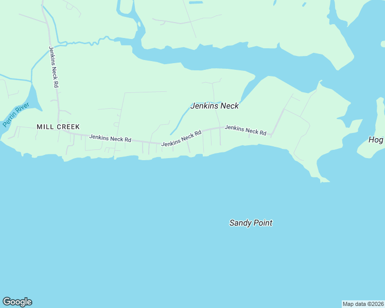 map of restaurants, bars, coffee shops, grocery stores, and more near 1704 Jenkins Neck Road in Gloucester County