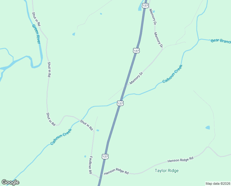 map of restaurants, bars, coffee shops, grocery stores, and more near U.S. 127 in Liberty