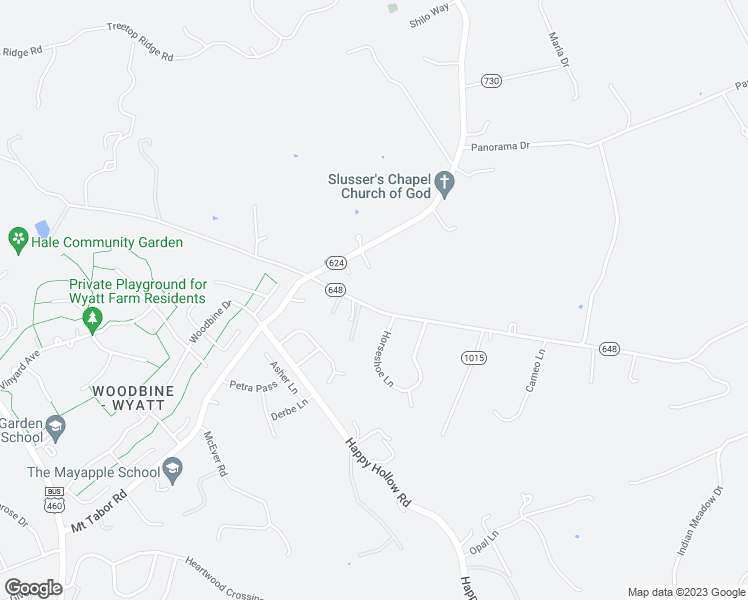 map of restaurants, bars, coffee shops, grocery stores, and more near 1301 Bishop Road in Blacksburg