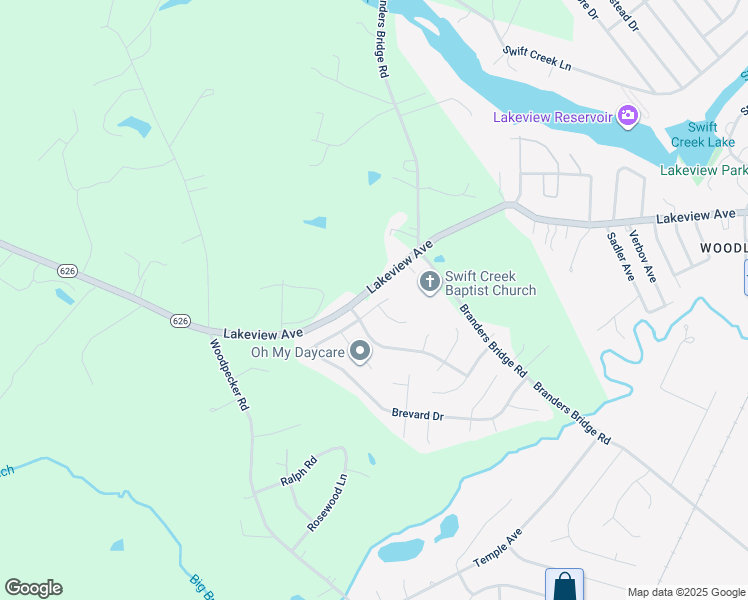 map of restaurants, bars, coffee shops, grocery stores, and more near 4018 Twisted Oak Drive in Chesterfield County