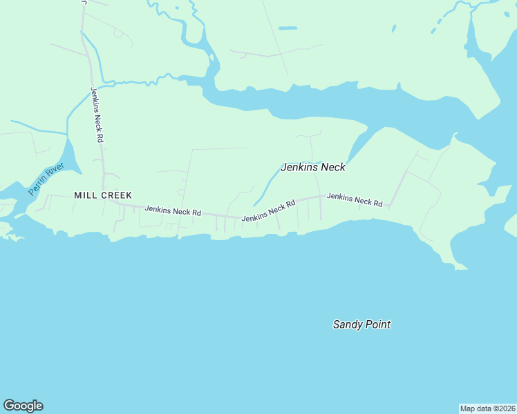 map of restaurants, bars, coffee shops, grocery stores, and more near 1747 Jenkins Neck Road in Gloucester County