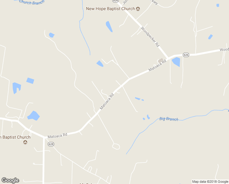 map of restaurants, bars, coffee shops, grocery stores, and more near Matoaca Road in Chesterfield