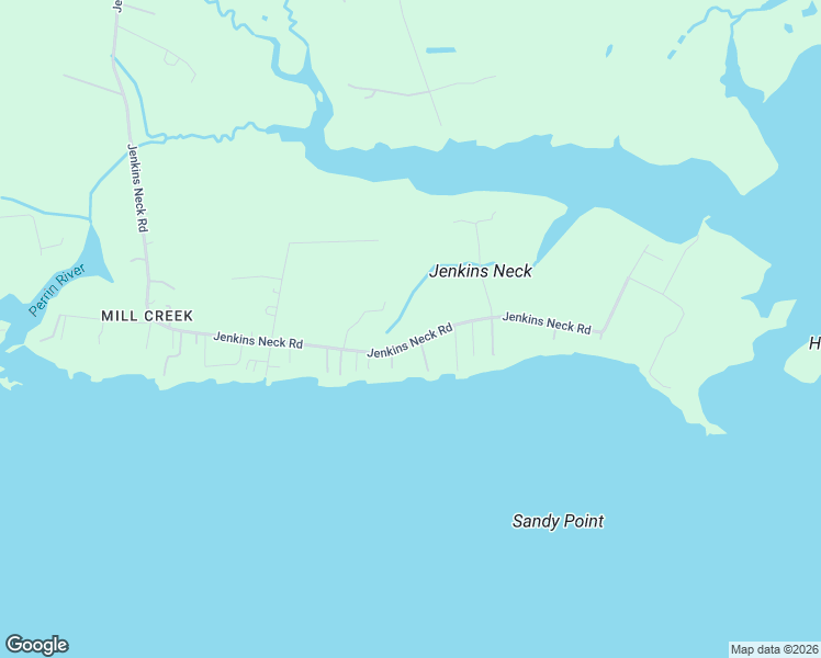 map of restaurants, bars, coffee shops, grocery stores, and more near 1747 Jenkins Neck Road in Gloucester County