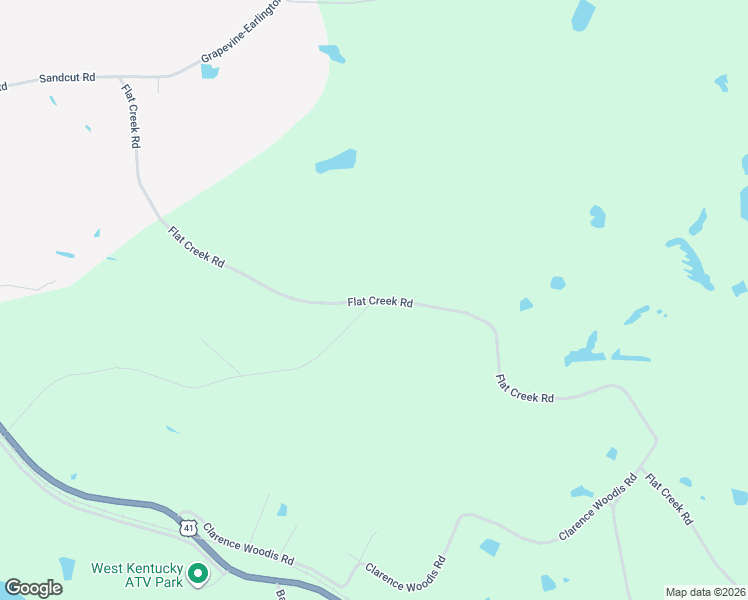 map of restaurants, bars, coffee shops, grocery stores, and more near 958 Flat Creek Road in Earlington