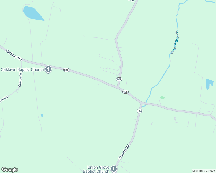 map of restaurants, bars, coffee shops, grocery stores, and more near 7511 Hickory Road in Petersburg