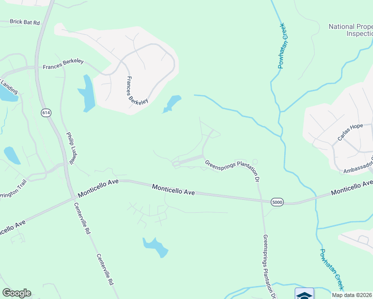 map of restaurants, bars, coffee shops, grocery stores, and more near 204 Greensprings Plantation Drive in Williamsburg