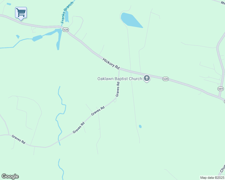 map of restaurants, bars, coffee shops, grocery stores, and more near 8150 Graves Road in Petersburg