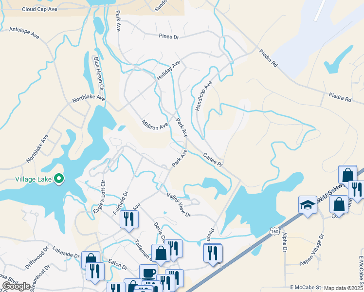 map of restaurants, bars, coffee shops, grocery stores, and more near 151 Holly Tree Circle in Pagosa Springs